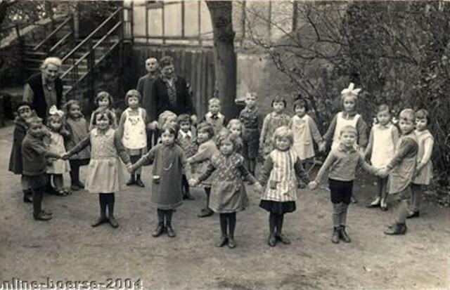 Naumburg Kindergarten 1929 Nähe des Nietzschehauses