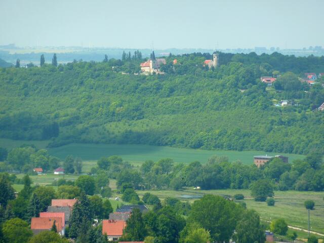 Blick auf die Klosteranlage Zscheiplitz