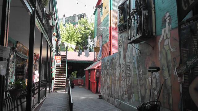 Hinterhof in La Boca