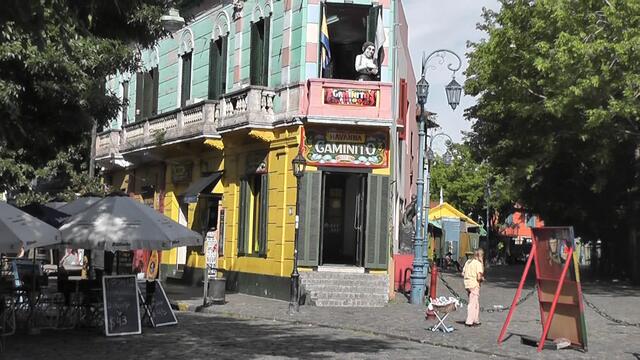 Typisches Haus in La Boca