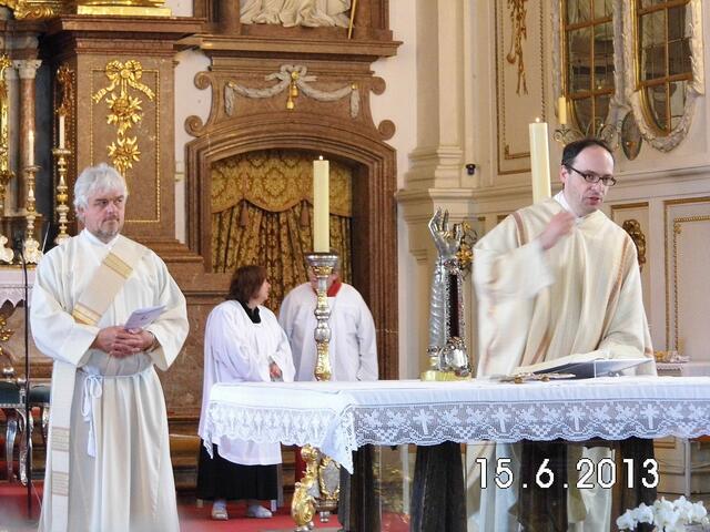 hl. Messe mit Kaplan Markus Schrom und Diakon Thomas Schmidt