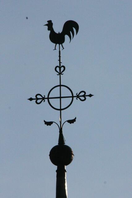 Kirchturmspitze ganz nah