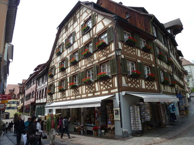 Imposantes Fachwerkhaus.