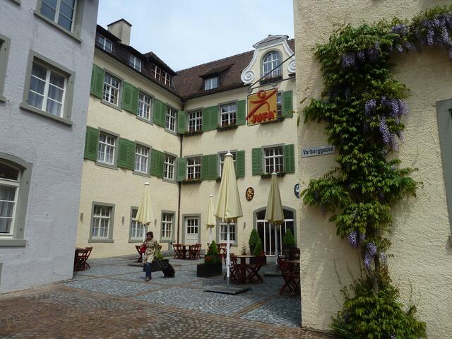 Innenhof bei der Vorburggasse.