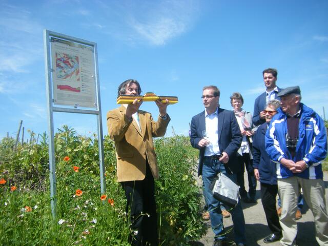 ..als die Tektonik anschaulich erklärt wurde.