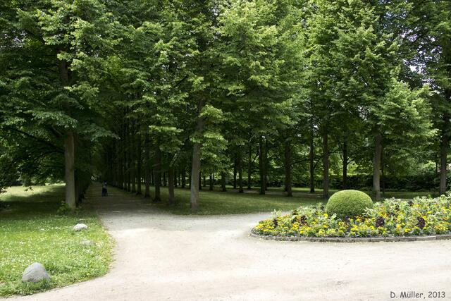 Im Französischen Garten in Celle.