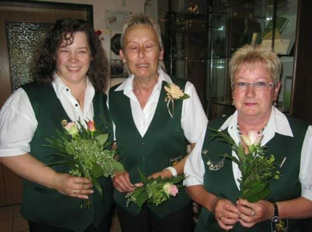 Schützenköniginnen 2013 (v.l.n.r.): Sandra Rösemeier, Angela Johannes und Angelika Arend