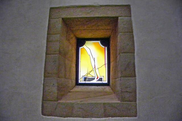 Kloster Loccum - auch moderne Kirchenfenster sehen interessant aus