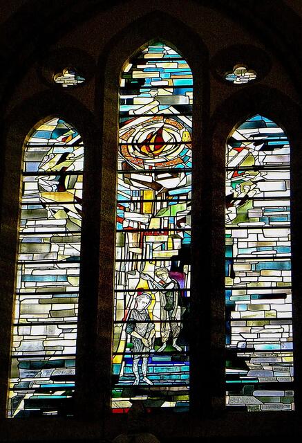 Kloster Loccum - Blick auf das Kirchenfenster von innen