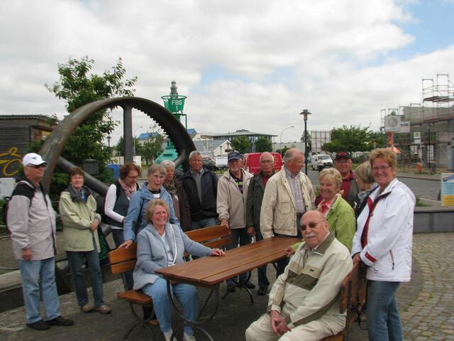 Vor der Hafenrundfahrt