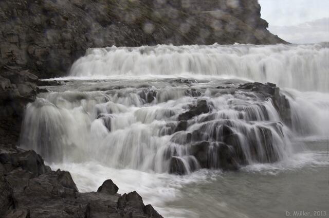 Der Wasserfall Gullfoss (Island)