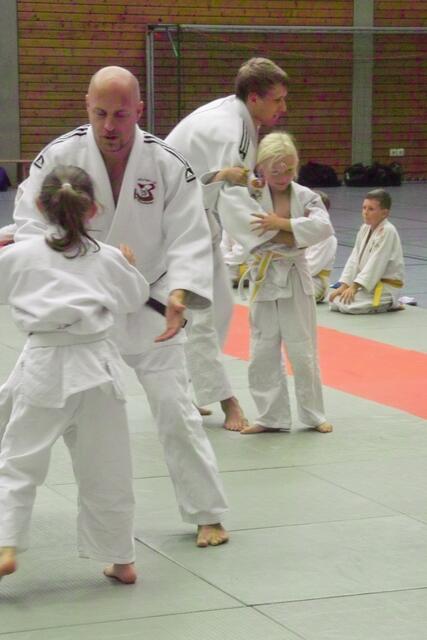 Groß und klein beim Jubiläums-Randori