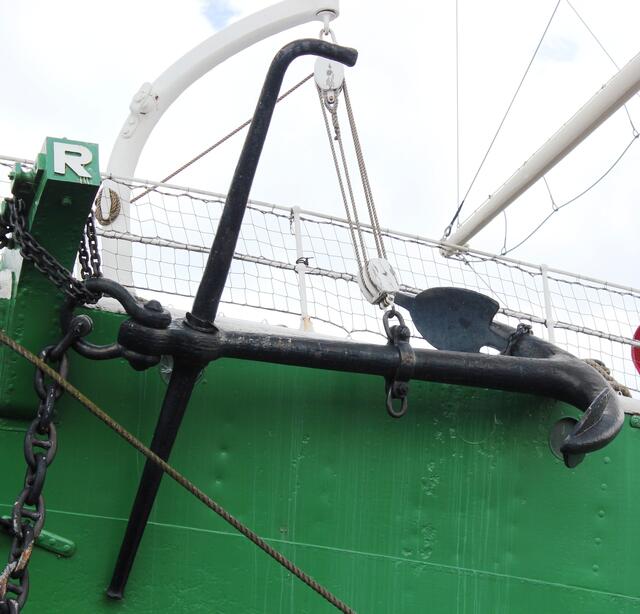 Der Anker der Rickmer Rickmers