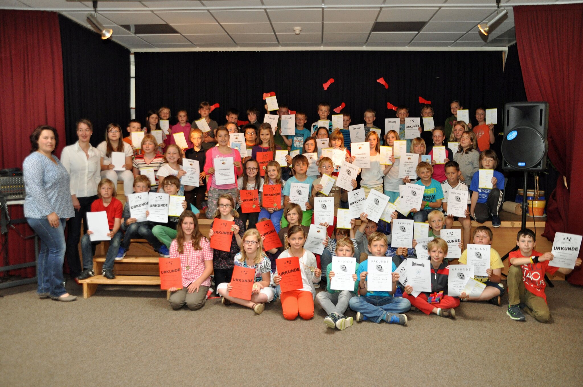 Siegerehrung in der Wigand-Gerstenberg-Schule Frankenberg am 2. Juli ...