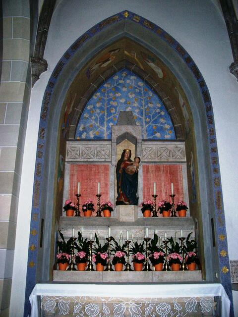 Marienaltar der Abteikirche Sankt Ottilien