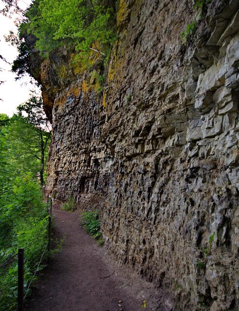 Wanderweg hoch über der Wutach