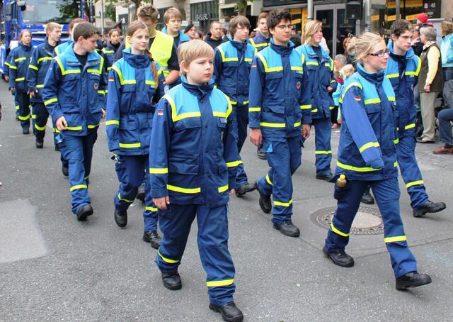 THW Jugend (Das THW bekam bei der Vorstellung sehr viel Applaus)