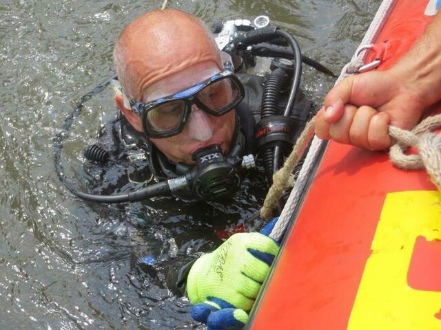 noch mal die Sonne sehen bevor es Unterwasser geht