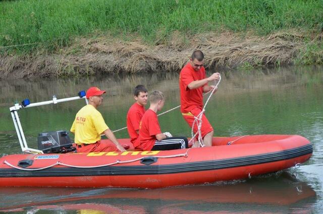 das Verlegen vom Grundseil
