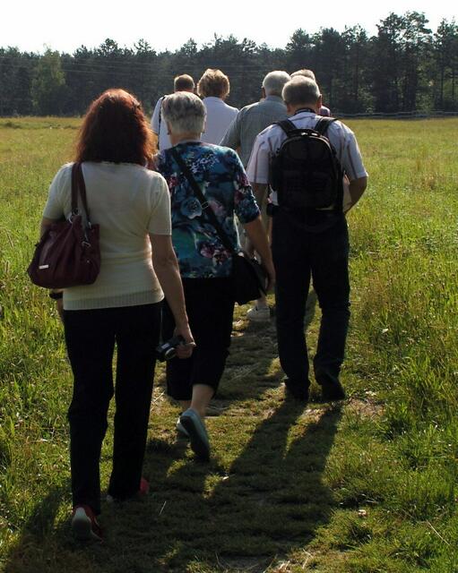 Erst führte der Weg durch die Hasenheide