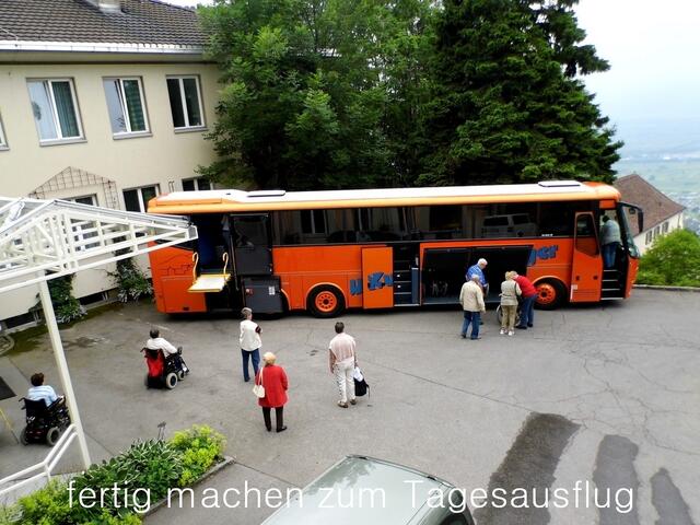 fertig machen für Bregenz