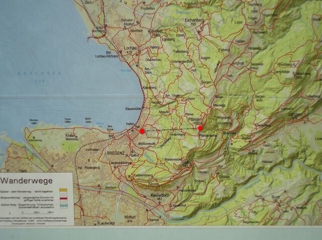 die Pfänderbahn bei Bregenz