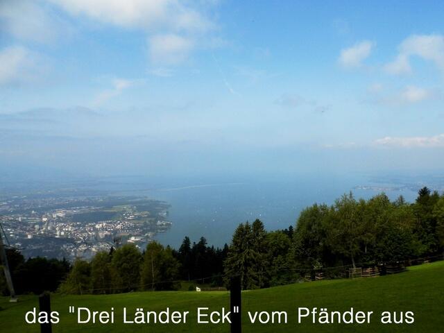 Blick auf das 3 Länder Eck