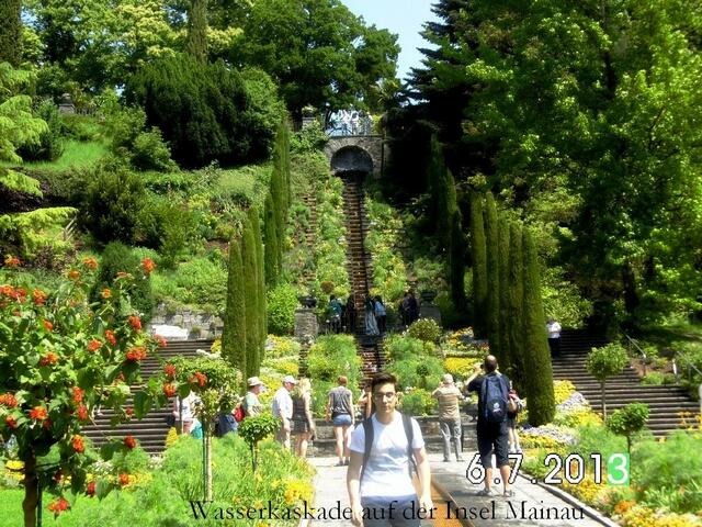 Kaskade auf Mainau