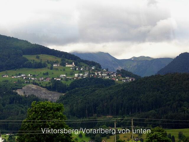 dort oben liegt Viktorsberg
