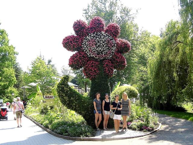 Begrüßung auf Mainau