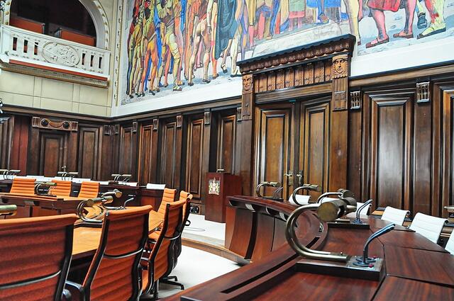 Blick in den Hodlersaal