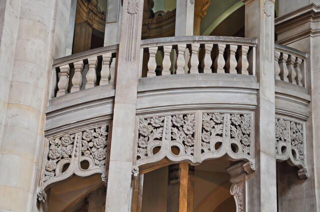 Detail der Wandeltreppe