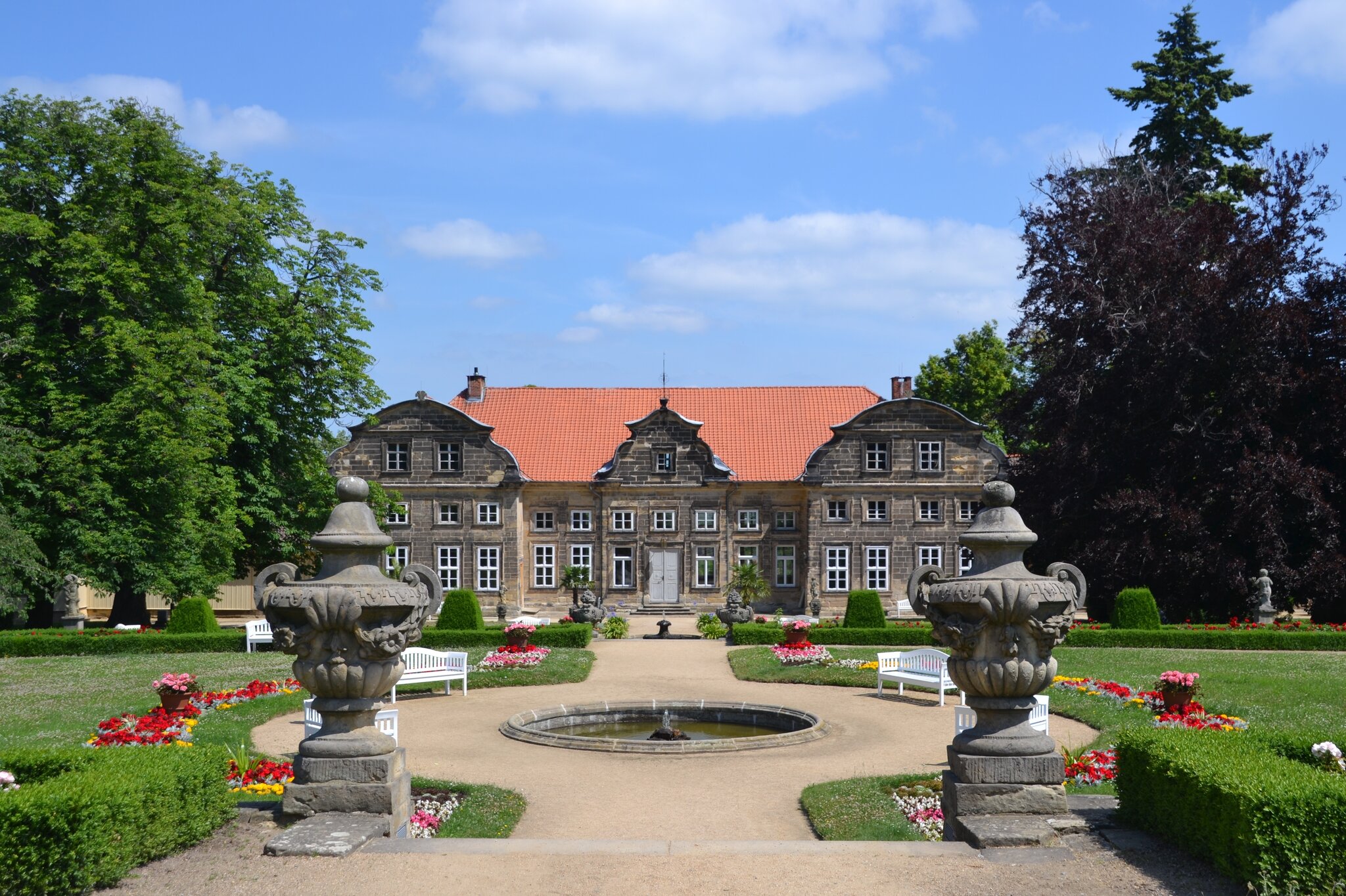 Ausflüge im Harz Lustwandeln in den fürstlichen Gärten Blankenburgs