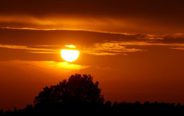 Der Abschied eines schönen Tages naht.