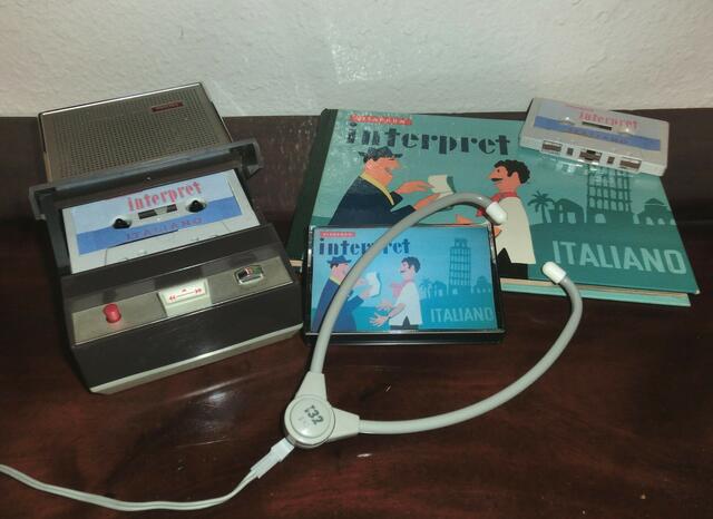 VISAPHON Fremdsprachenkurs mit dem PHILIPS Cassetten-System...
