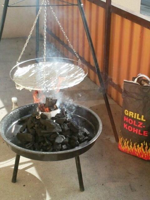 Durch den Kamineffekt dauert es nicht lange!