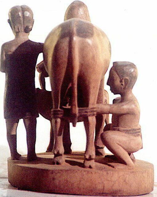 Melken in Madagaskar