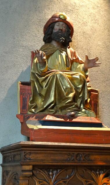 Sitzender Jacobus in Kaysersberg/ Elsaß