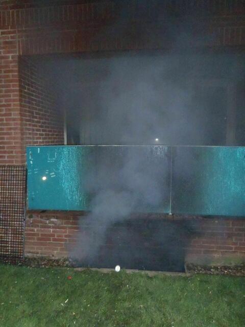 ...Rauch aus dem Keller....
