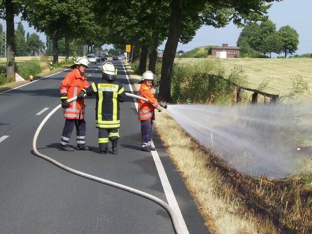 Brandbekämpfung mittels Hohlstrahlrohr