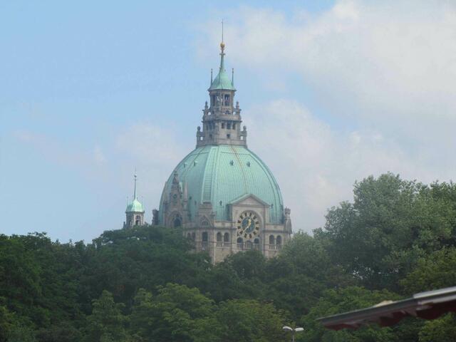 Blick auf das Rathaus