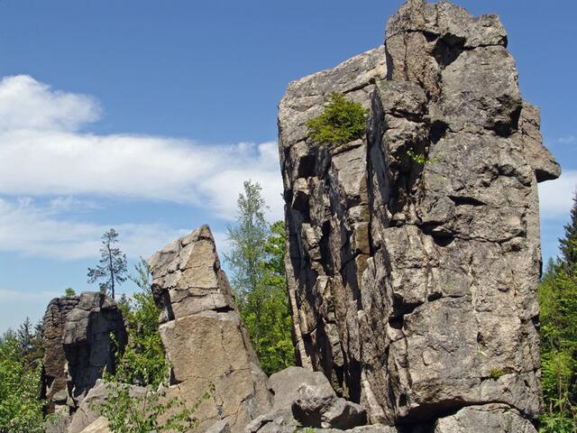 Zipfeltannenfelsen bei Pfaben