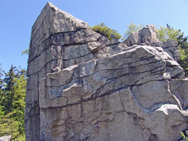 Zipfeltannenfelsen bei Pfaben