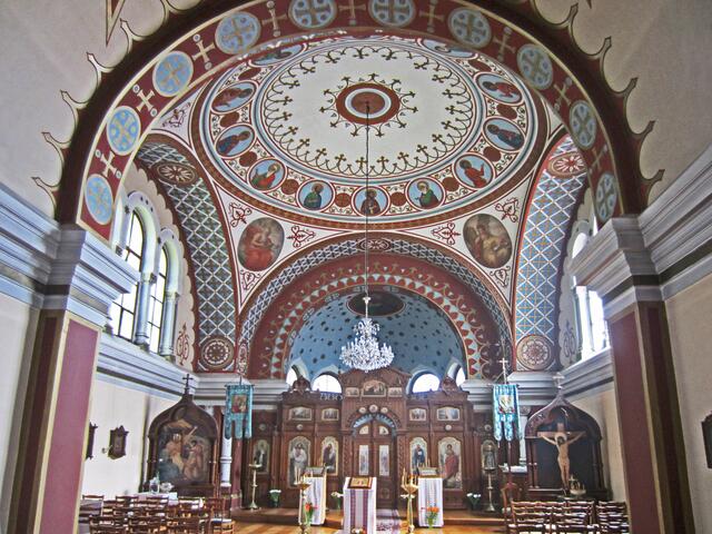 14.07.2013 
Františkovy Lázně - Franzensbad - Tschechische Republik.                                                                               Russisch-orthodoxe Kirche der hl. Olga, (1889).