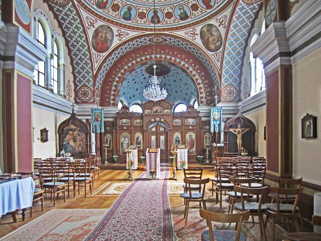 14.07.2013 
Františkovy Lázně - Franzensbad - Tschechische Republik.                                                                               Russisch-orthodoxe Kirche der hl. Olga, (1889).