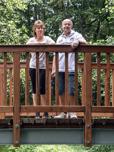 Karin und Helmut Busch: "Zur Brücke kann man nur sagen: Schön"!