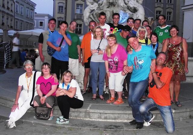 Die Nördlinger verbreiten Freude und gute Laune in Passau. Special Olympics 2013