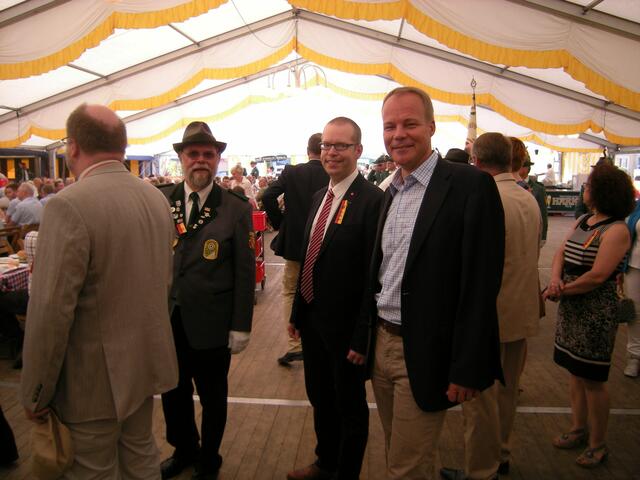 Links Burkhard Hoppe,  Jürgen Licht, Matthias Miersch MdB.