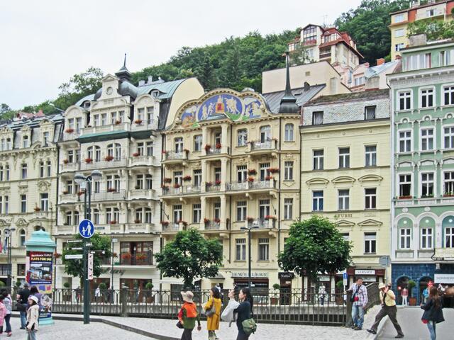 13. Juli 2013 - Rundgang durch Karlovy Vary - Karlsbad.