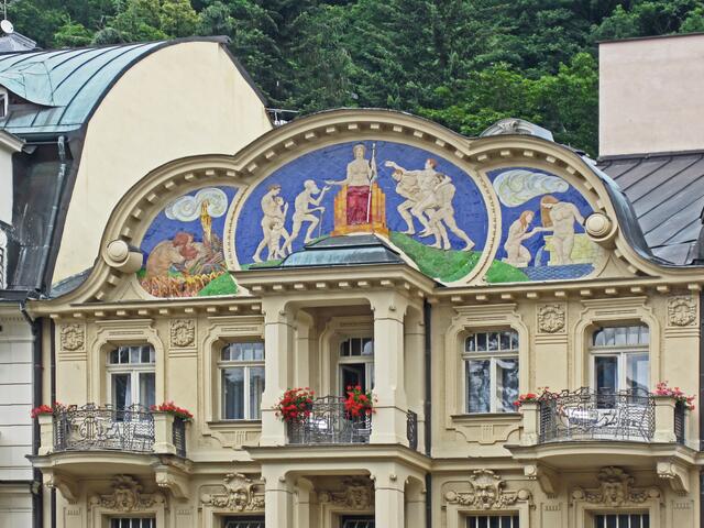 13. Juli 2013 - Rundgang durch Karlovy Vary - Karlsbad.